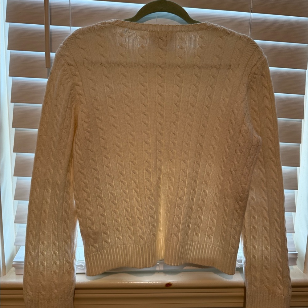Vintage Ralph Lauren🫧🍦🥂💭 Cable Knit Crew Neck Sweater - excellent condition! - Picture 5 of 6